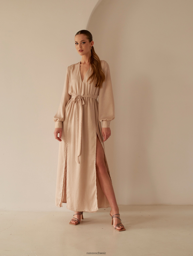 Nana's Aphrodite Maxikleid Beige FJ6J8D62