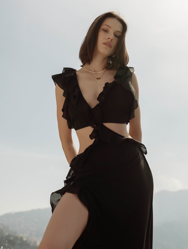 Nana's Costanza Maxikleid Schwarz FJ6J8D40