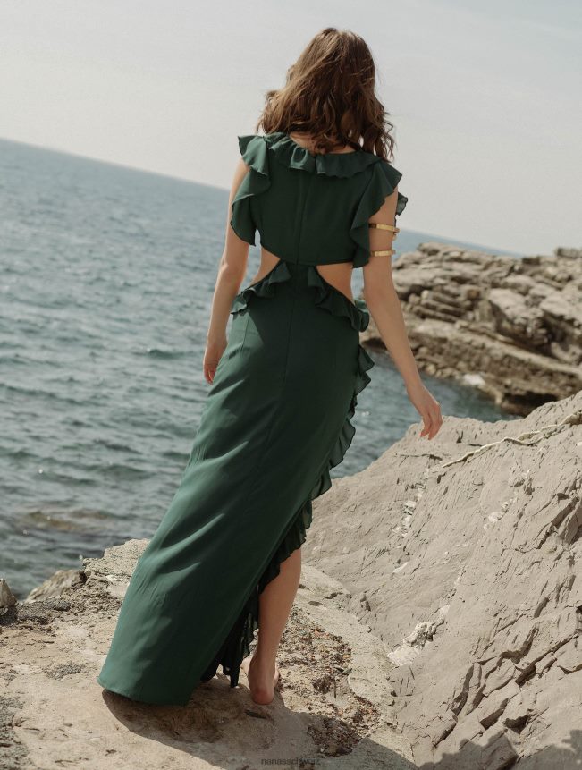 Nana's Costanza Maxikleid dunkelgrün FJ6J8D39