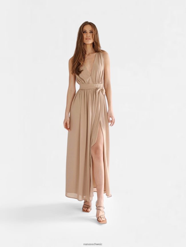 Nana's ella Maxikleid Beige FJ6J8D55