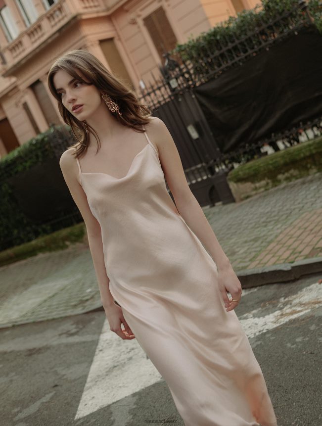 Nana's lebhaftes Kleid Lachs FJ6J8D73