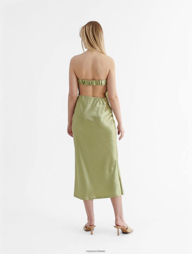 Nana's Inez Midikleid Matcha-Grün FJ6J8D72