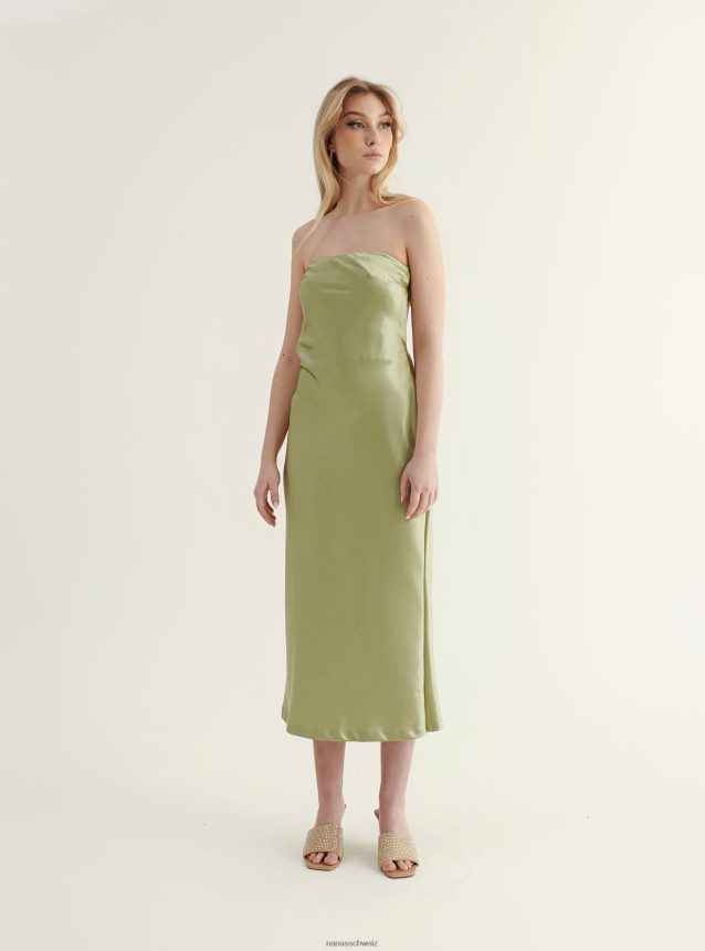 Nana's Inez Midikleid Matcha-Grün FJ6J8D72