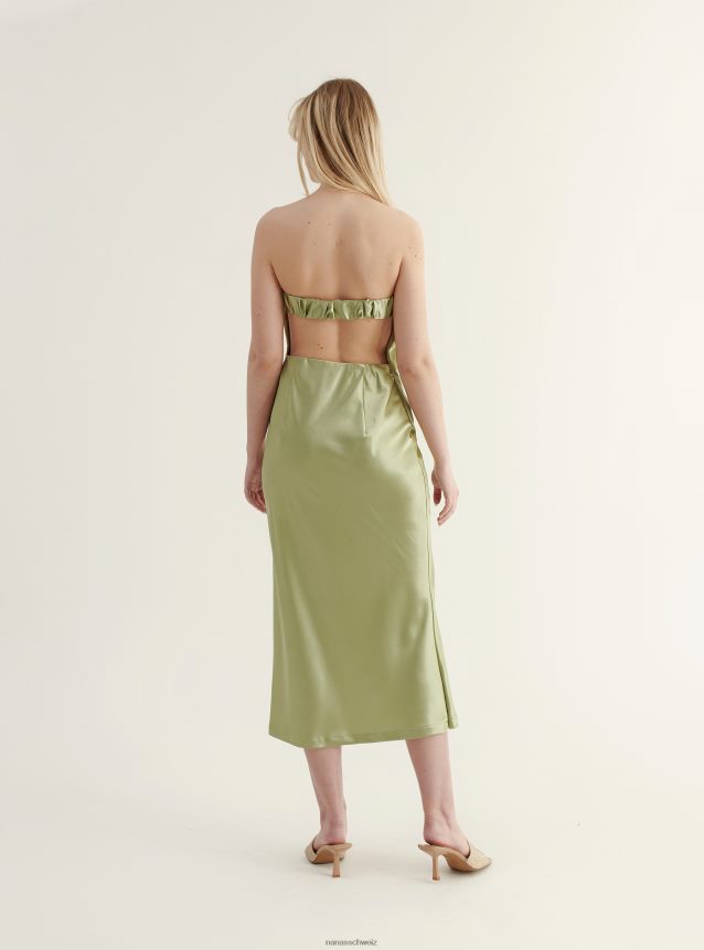 Nana's Inez Midikleid Matcha-Grün FJ6J8D72