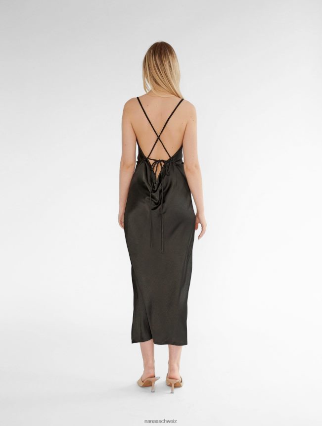 Nana's Penelope Midikleid Schwarz FJ6J8D86
