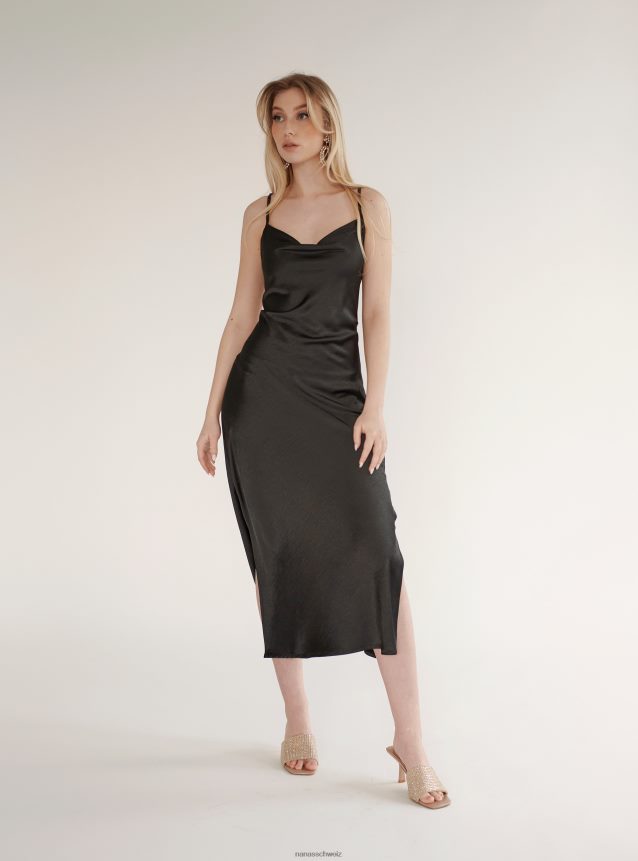 Nana's Penelope Midikleid Schwarz FJ6J8D86