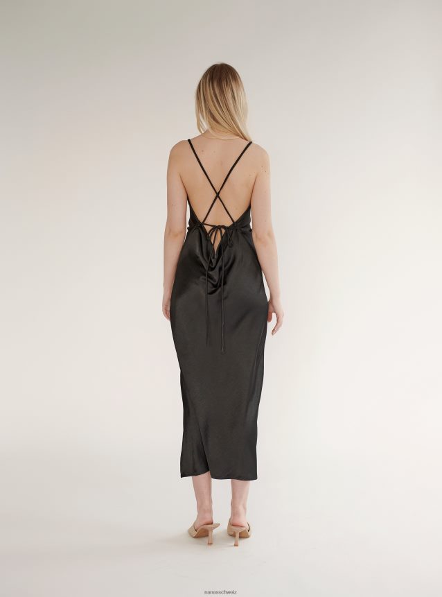 Nana's Penelope Midikleid Schwarz FJ6J8D86