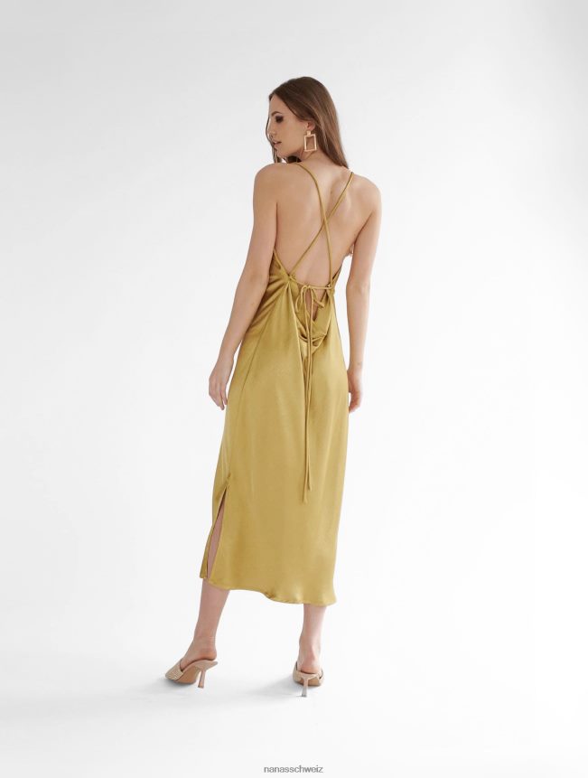 Nana's Penelope Midikleid viktorianisches Gold FJ6J8D85
