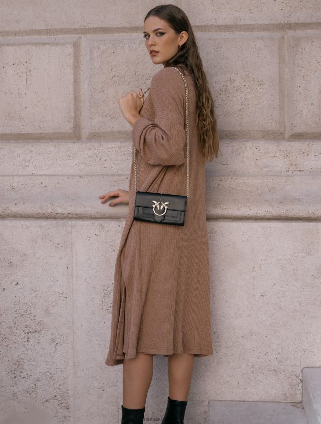 Nana's kuschelige Strickjacke Kamel FJ6J8D155