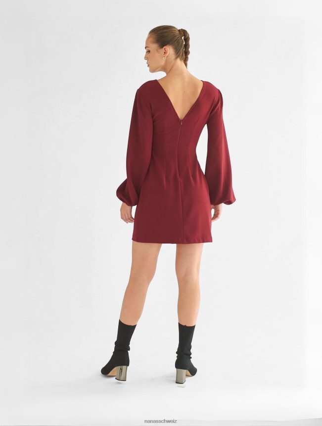 Nana's Amira-Kleid Burgund FJ6J8D19