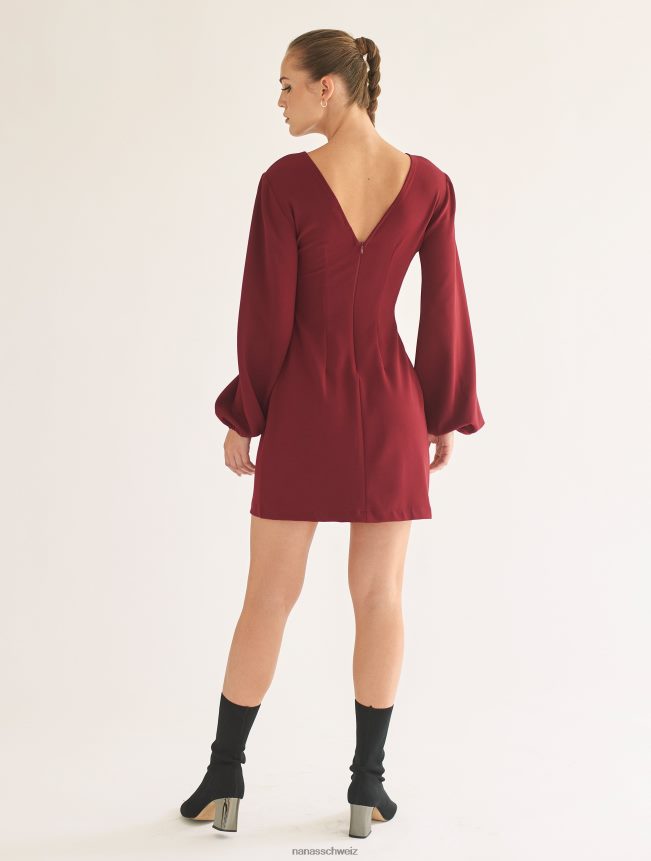 Nana's Amira-Kleid Burgund FJ6J8D19
