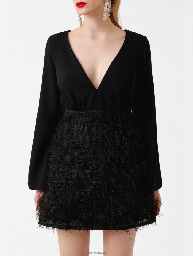 Nana's Aurora-Minikleid Schwarz FJ6J8D3