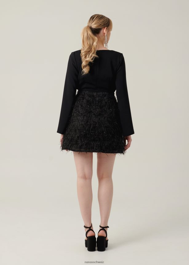 Nana's Aurora-Minikleid Schwarz FJ6J8D3