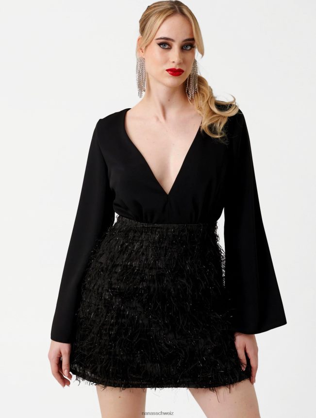 Nana's Aurora-Minikleid Schwarz FJ6J8D3