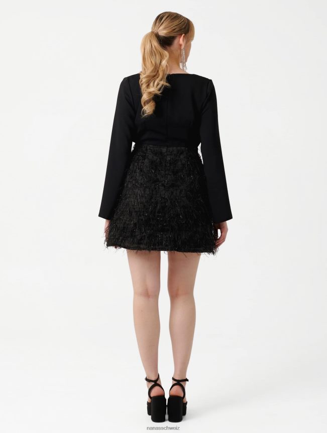 Nana's Aurora-Minikleid Schwarz FJ6J8D3