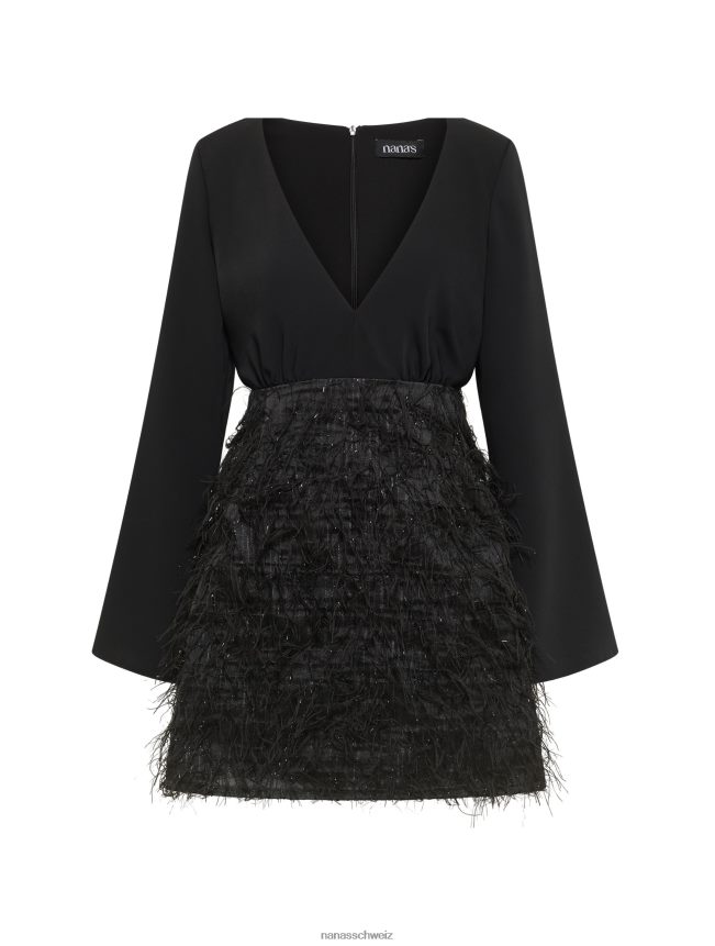 Nana's Aurora-Minikleid Schwarz FJ6J8D3