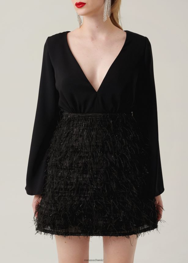 Nana's Aurora-Minikleid Schwarz FJ6J8D3