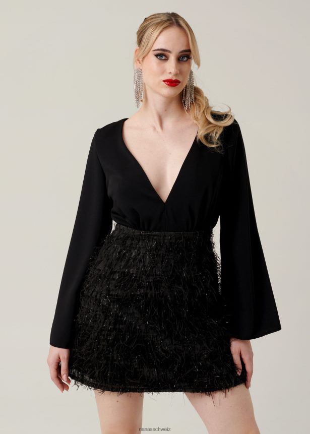 Nana's Aurora-Minikleid Schwarz FJ6J8D3