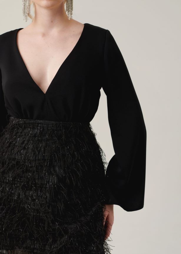 Nana's Aurora-Minikleid Schwarz FJ6J8D3