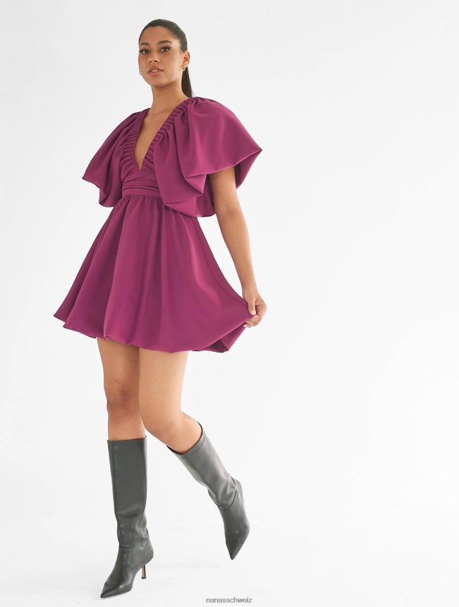 Nana's Gaia-Kleid Aubergine FJ6J8D25