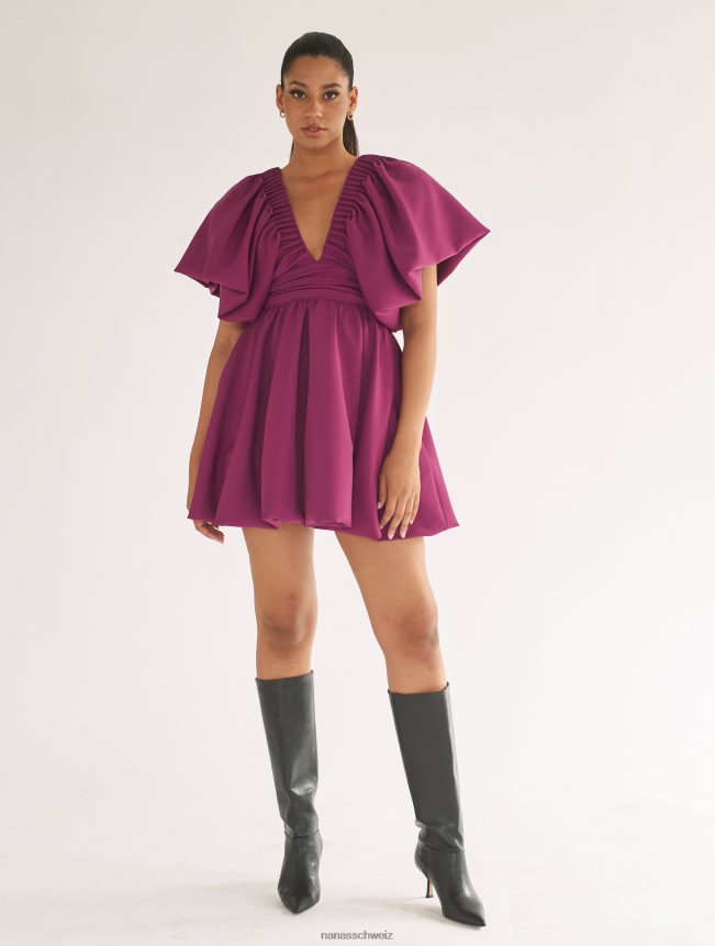 Nana's Gaia-Kleid Aubergine FJ6J8D25