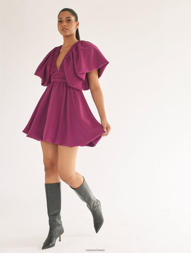 Nana's Gaia-Kleid Aubergine FJ6J8D25