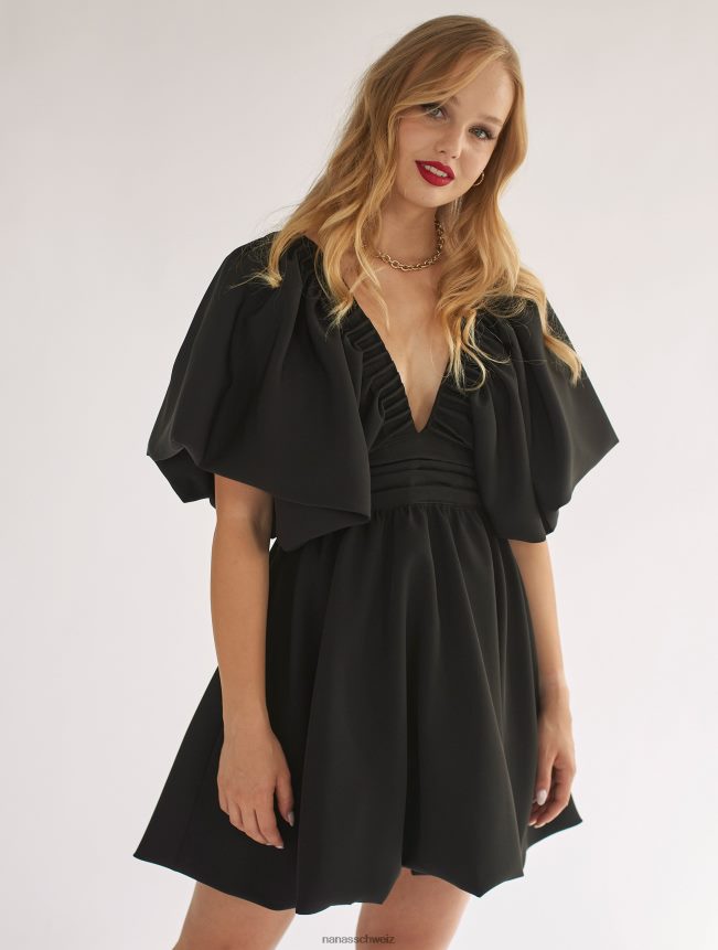 Nana's Gaia-Kleid Schwarz FJ6J8D24