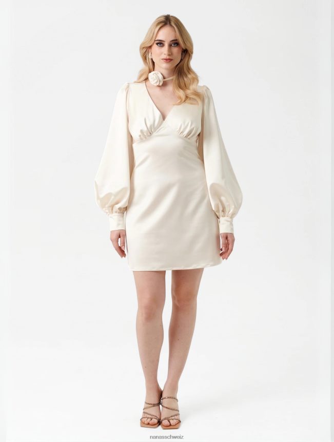 Nana's Minikleid mit Perlen naturfarben FJ6J8D6