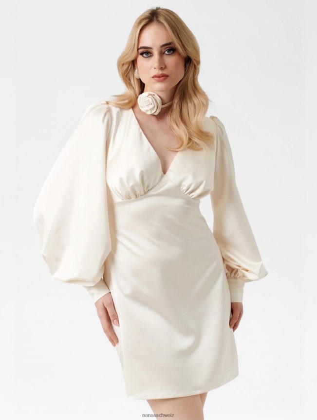 Nana's Minikleid mit Perlen naturfarben FJ6J8D6