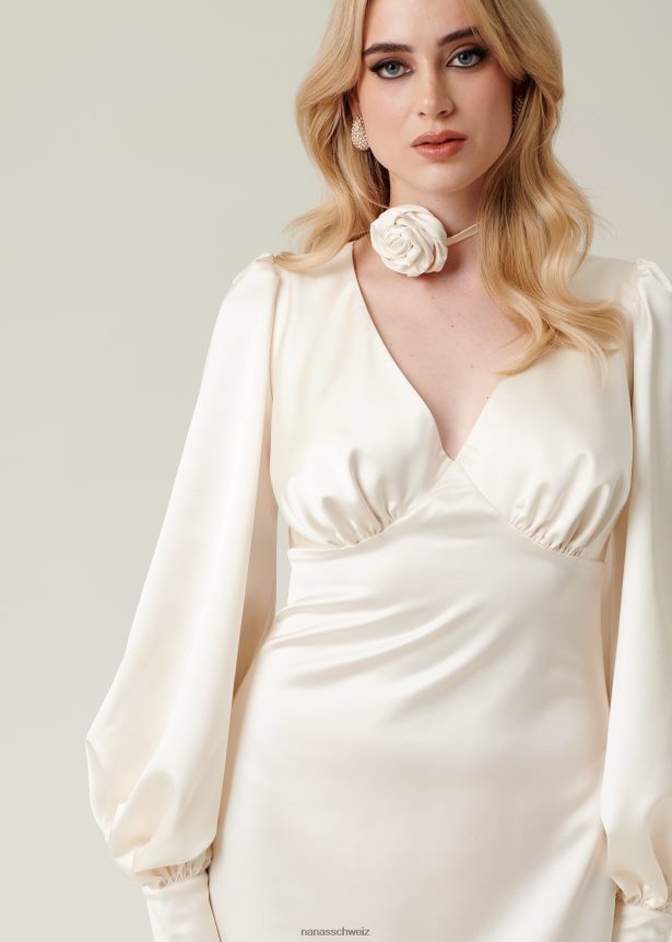 Nana's Minikleid mit Perlen naturfarben FJ6J8D6