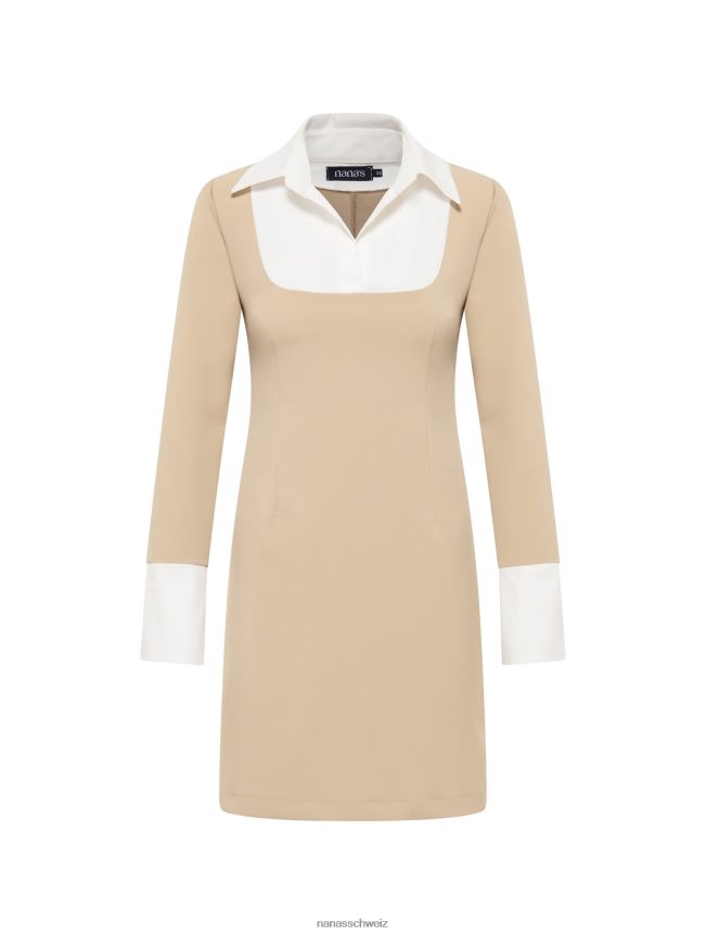 Nana's Pariser Kleid Beige FJ6J8D14