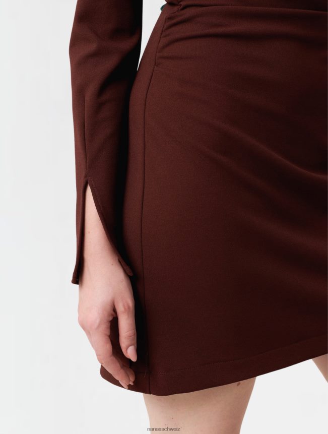 Nana's Taylor Minikleid Schokoladenbraun FJ6J8D16