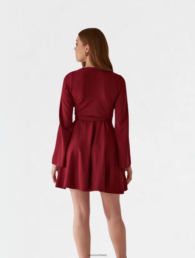Nana's Tina-Kleid klassisches Burgunderrot FJ6J8D67