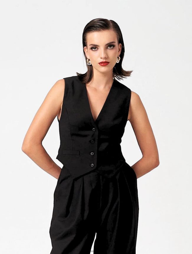 Nana's Londoner Weste Schwarz FJ6J8D122