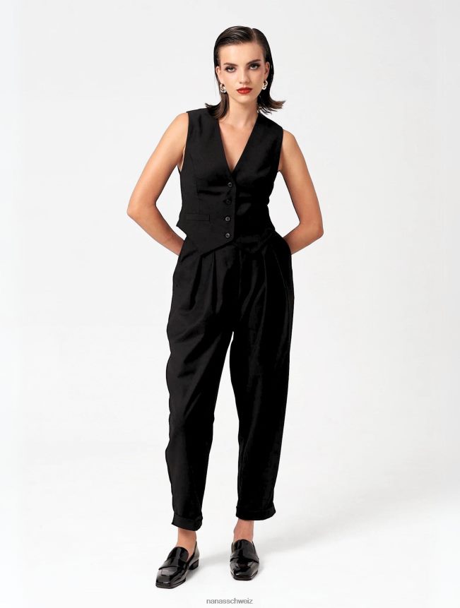 Nana's Londoner Weste Schwarz FJ6J8D122