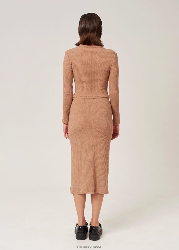 Nana's Maya-Rollkragenpullover Kamel FJ6J8D157