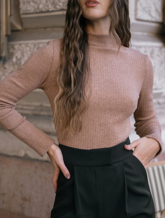 Nana's Maya-Rollkragenpullover Kamel FJ6J8D157