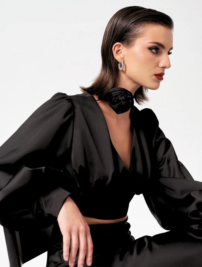 Nana's Melrose-Oberteil Schwarz FJ6J8D113