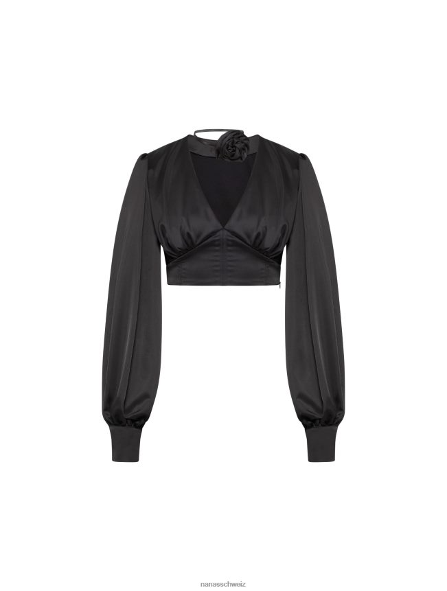 Nana's Melrose-Oberteil Schwarz FJ6J8D113