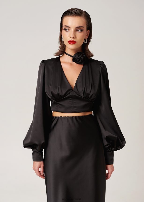Nana's Melrose-Oberteil Schwarz FJ6J8D113