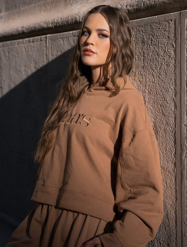 Nana's Omas Kapuzenpullover Kamel FJ6J8D159