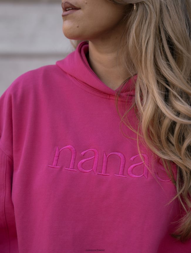 Nana's Omas Kapuzenpullover Rosa FJ6J8D161