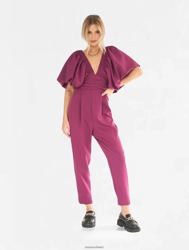 Nana's Gaia-Overall Aubergine FJ6J8D103