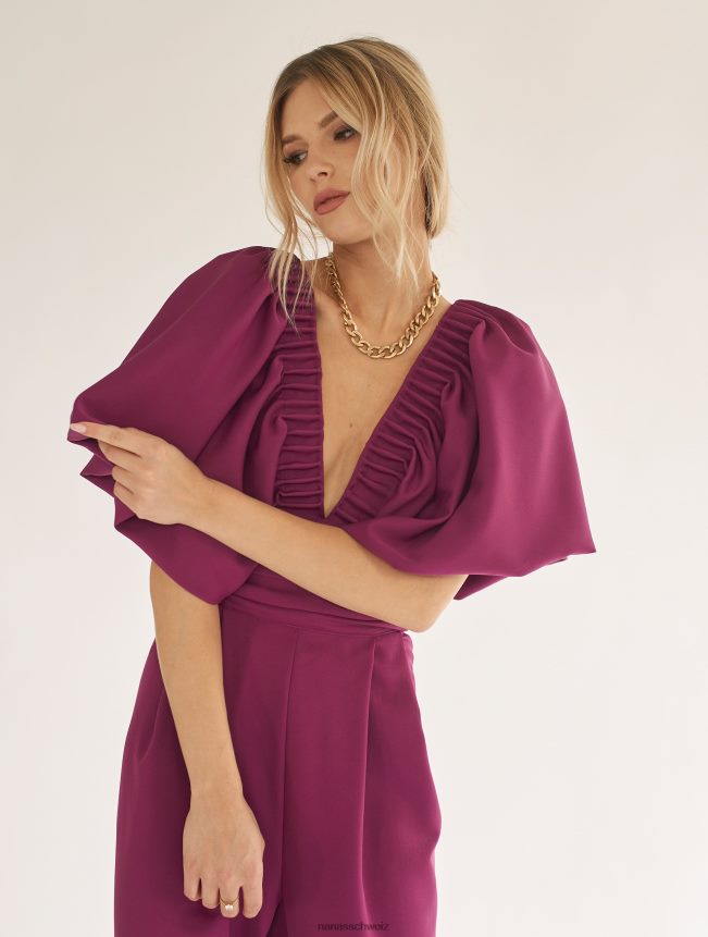 Nana's Gaia-Overall Aubergine FJ6J8D103