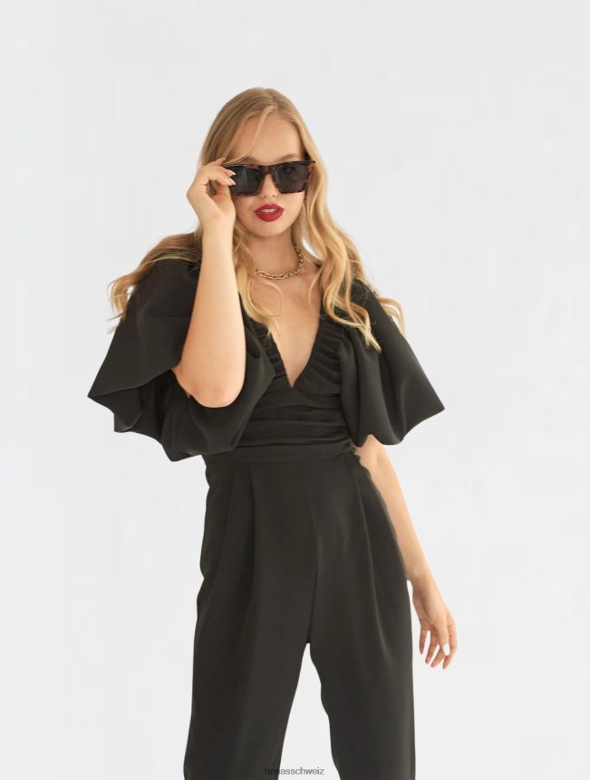 Nana's Gaia-Overall Schwarz FJ6J8D104