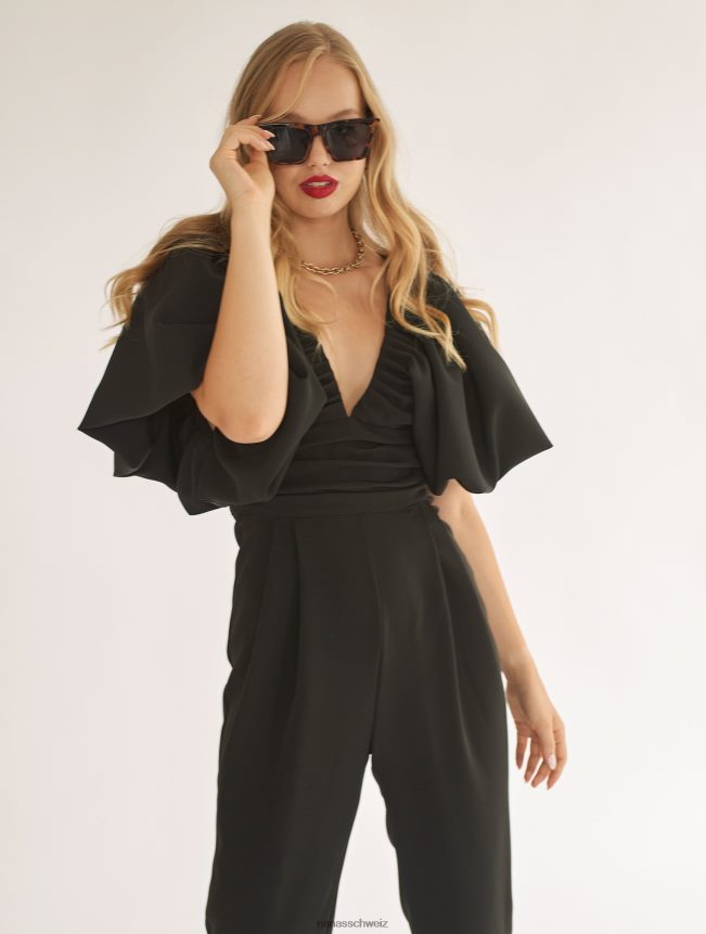 Nana's Gaia-Overall Schwarz FJ6J8D104