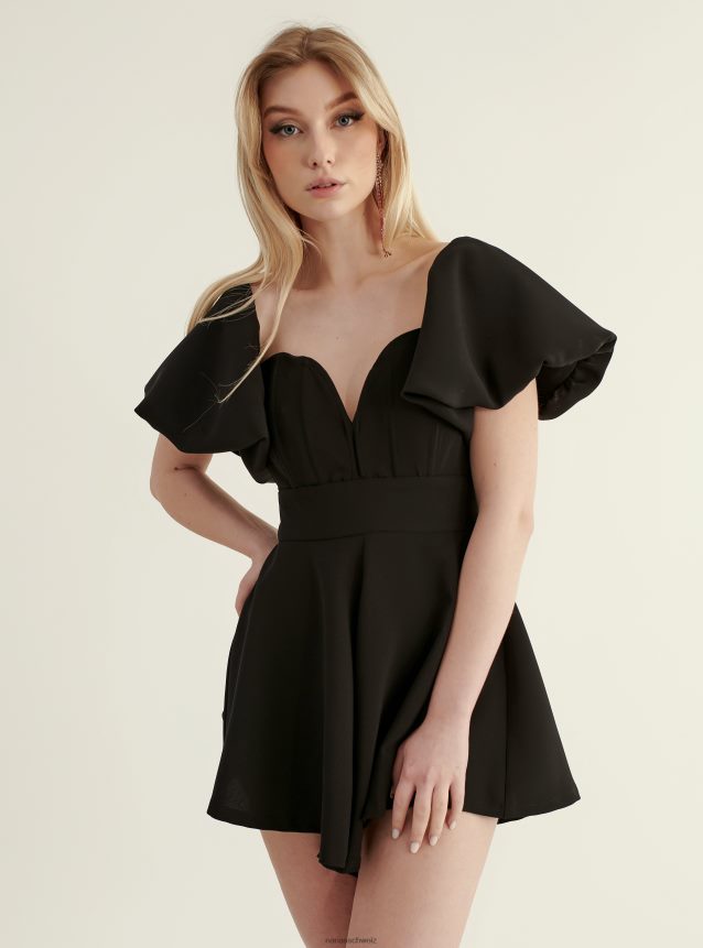 Nana's Grace-Overall Schwarz FJ6J8D97