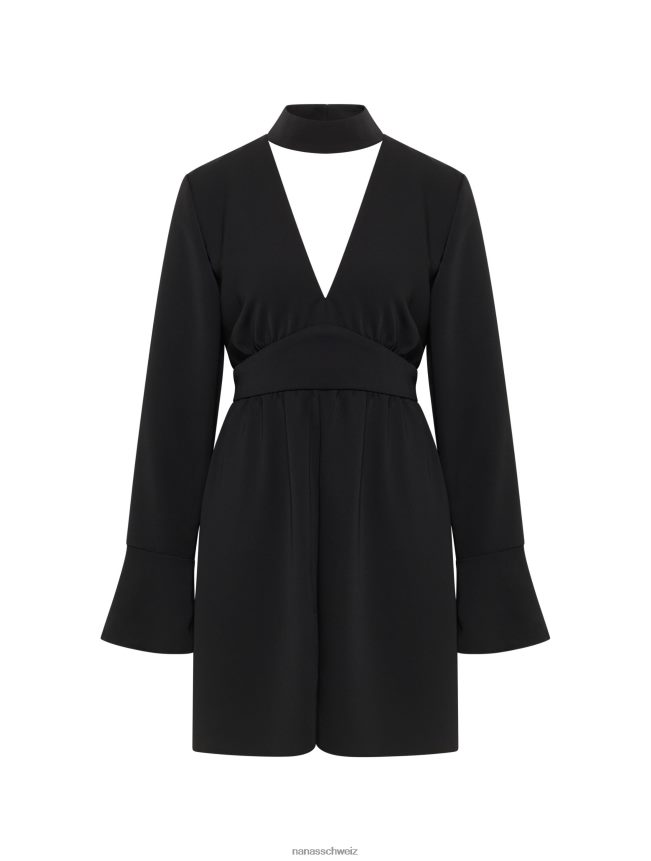 Nana's Liebhaber-Overall Schwarz FJ6J8D95