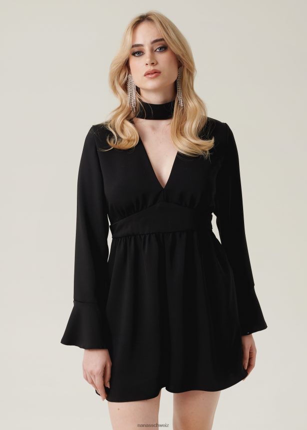 Nana's Liebhaber-Overall Schwarz FJ6J8D95